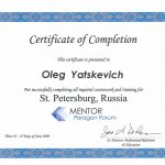 Сертификат 17 - Яцкевич Олег Степанович